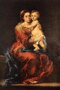 MURILLO, Bartolome Esteban Virgin and Child with a Rosary sg oil painting picture wholesale